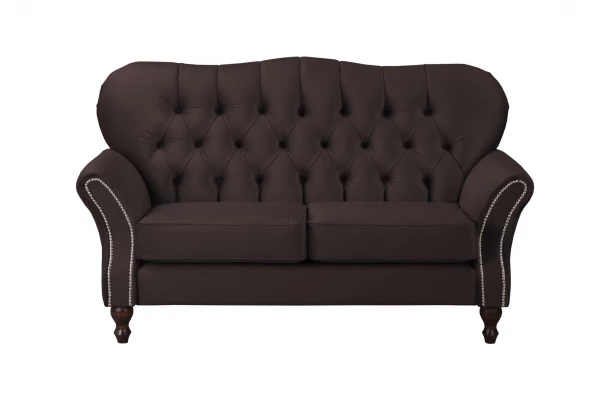 Sofa dwuosobowa pikowana glamour Chesterfield BOGOTA