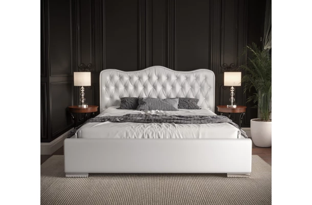 Łóżko tapicerowane glamour QUEEN