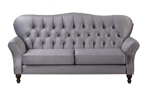 Sofa trzyosobowa pikowana glamour Chesterfield  BOGOTA