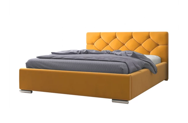 Łóżko tapicerowane glamour SLIM