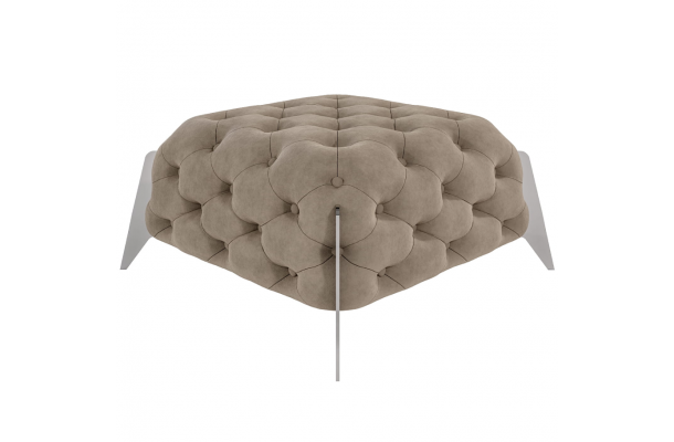 Puf pikowany Chesterfield 80x80 KALIFORNIA
