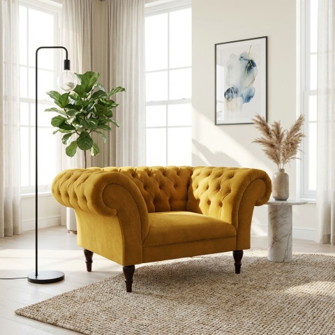 Fotel pikowany PORTO Chesterfield