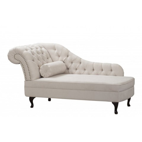 Szezlong Glamour Mona Eksluzywny Pikowany