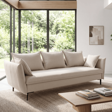 Sofa trzyosobowa z funkcją spania nowoczesna Venico