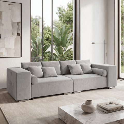 Sofa trzyosobowa z funkcją spania nowoczesna Lori