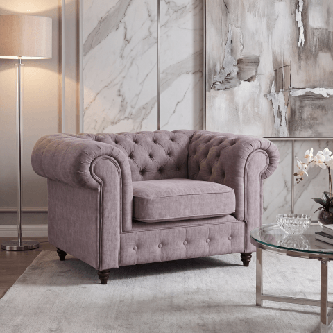 Fotel pikowany VALENCIA Chesterfield