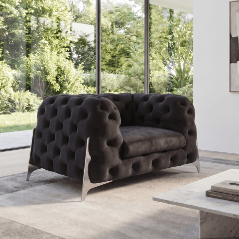 Fotel pikowany KALIFORNIA chesterfield