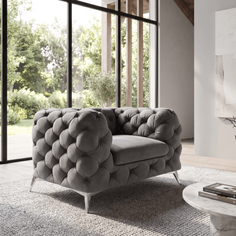 Fotel pikowany TEO chesterfield