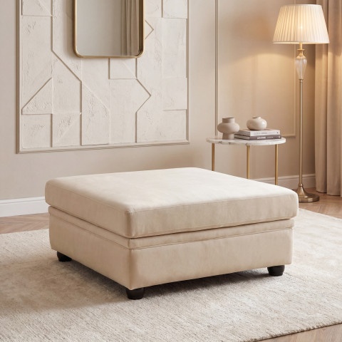 Puf pikowany glamour 100x100 SYDNEY
