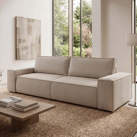 Sofa trzyosobowa z funkcją spania nowoczesna Ford