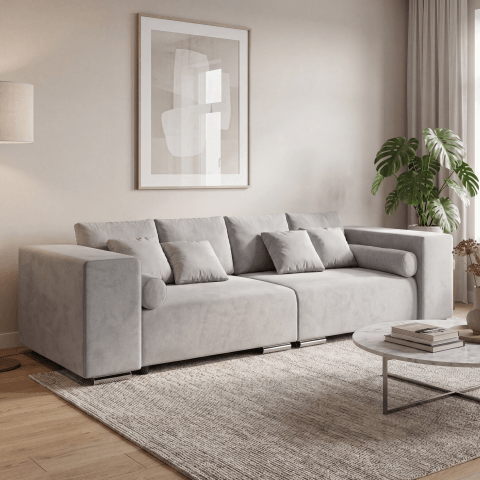 Sofa trzyosobowa z funkcją spania nowoczesna Lori