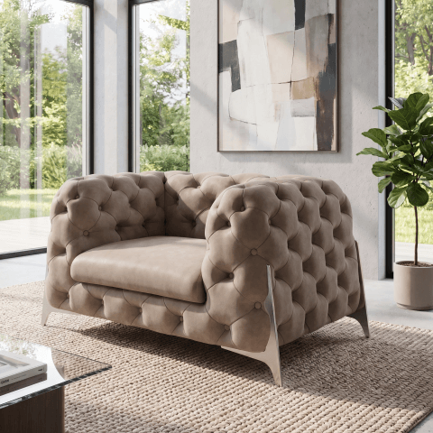 Fotel pikowany KALIFORNIA chesterfield