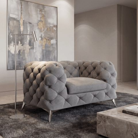Fotel pikowany TEO chesterfield