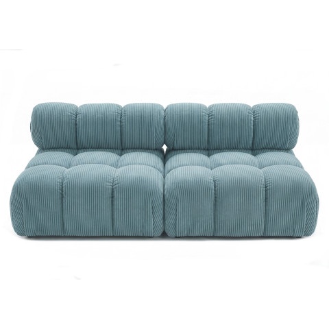Sofa modułowa Novanti 1 w sztruksowej niebieskiej tk. Lincoln 70D