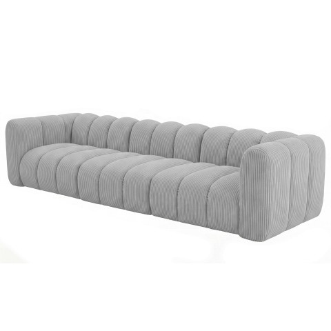 Stylowa sofa modułowa Velis 4-osobowa w sztruksie do salonu