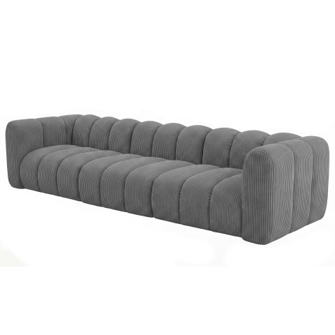 Nowoczesna grafitowa sofa modułowa Velis 4-osobowa do salonu