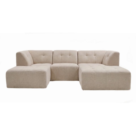 Narożnik Antica 5-osobowy do salonu Cappucino, szenil