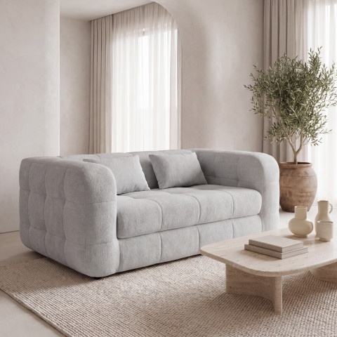 Sofa dwuosobowa z przeszyciami Heven
