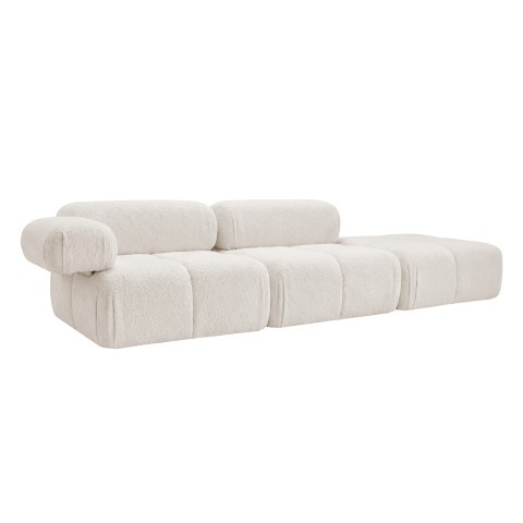 Sofa modułowa Ovalia czteroosobowa z elastyczną konfiguracją 288x96