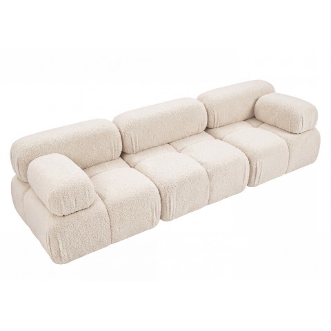 Sofa modułowa Ovalia trzyosobowa z elastyczną konfiguracją 288x96