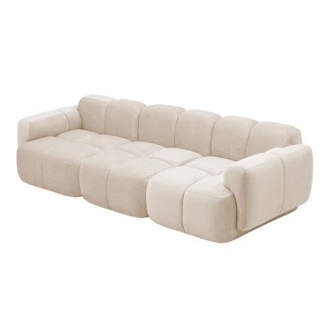 Sofa modułowa Vinci trzyosobowa z elastyczną konfiguracją 302x118