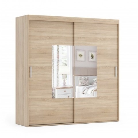 Szafa przesuwna dwudrzwiowa z lustrem na wymiar ALICE