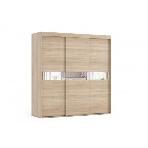 Szafa przesuwna trzydrzwiowa z lustrem na wymiar LIVIA