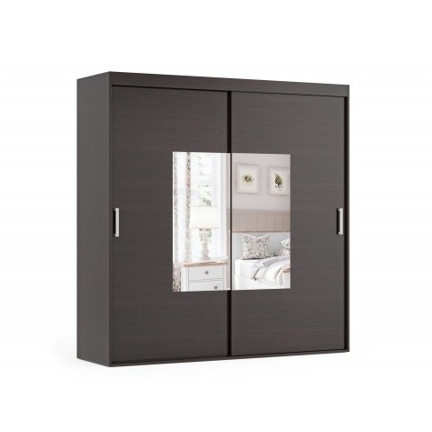 Szafa przesuwna dwudrzwiowa z lustrem na wymiar ALICE