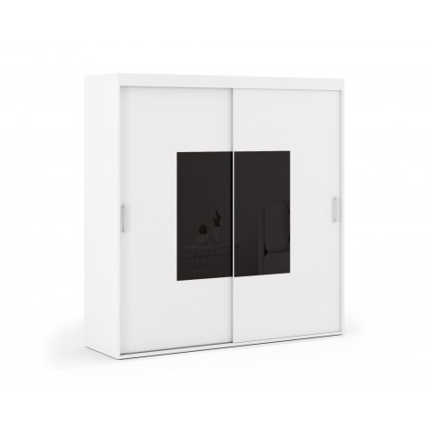 Szafa przesuwna dwudrzwiowa z lacobelem na wymiar ROZA