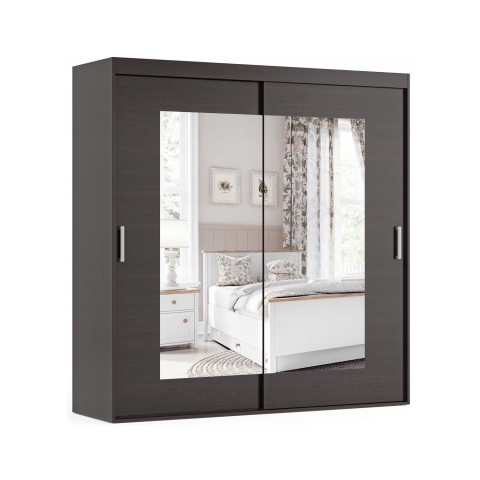 Szafa przesuwna dwudrzwiowa z lustrem na wymiar LOFT