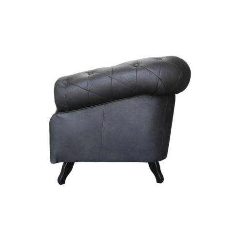 Fotel pikowany Chesterfield Gowel