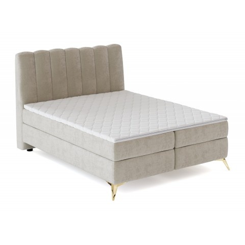 Łóżko kontynentalne z pojemnikiem na pościel Megan