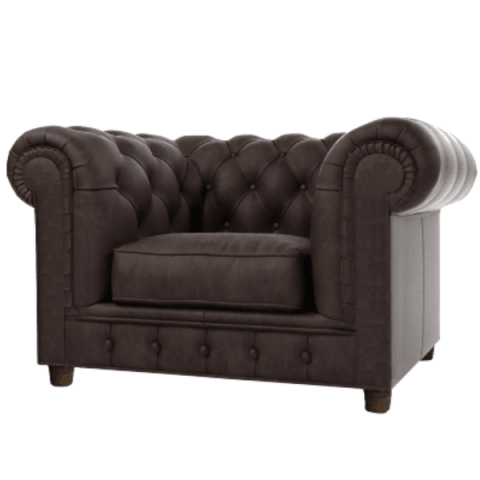 Chesterfield fotel pikowany SOLARIS