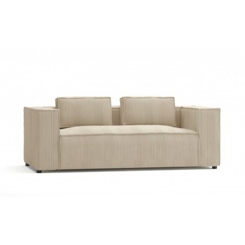 Beżowa sofa dwuosobowa Esmo – nowoczesny styl do salonu