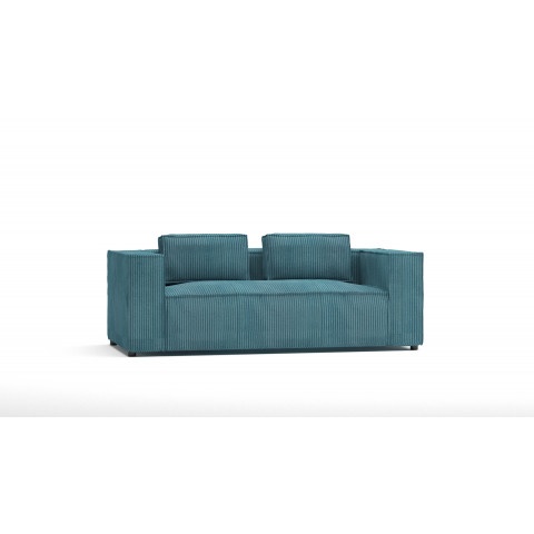 Esmo – nowoczesna sofa 2-osobowa w turkusowym odcieniu