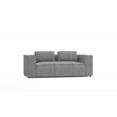 Szara sofa dwuosobowa Esmo – uniwersalny wybór do salonu