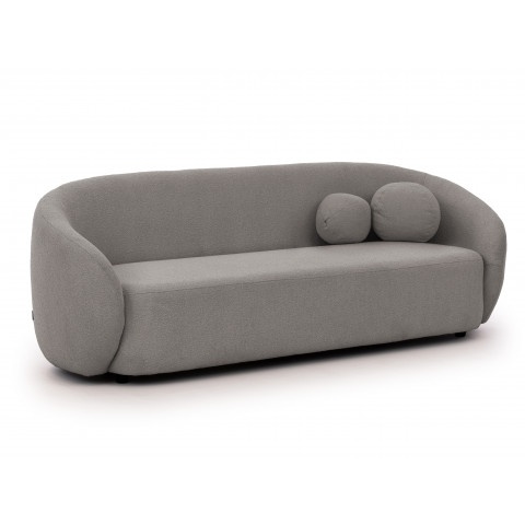 Wygodna sofa Cloudi szara – nowoczesna forma z dekoracyjnymi poduszkami