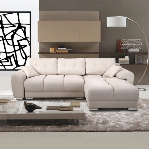 Narożnik czteroosobowy klasyczny z funkcją spania ZEMO BIS