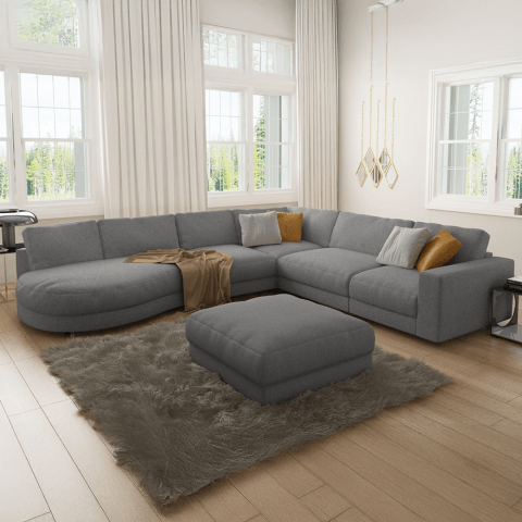 Narożnik siedmioosobowy nowoczesny TROT