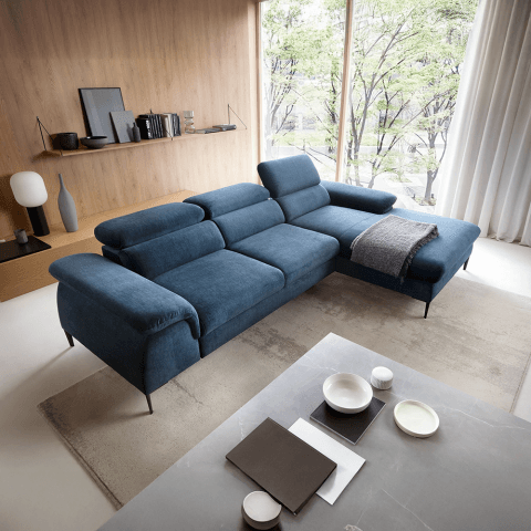 Narożnik czteroosobowy z funkcją spania klasyczny Lumes M