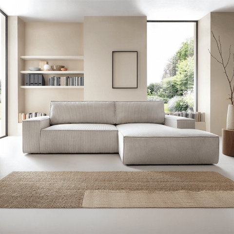 Narożnik czteroosobowy z funkcją spania nowoczesny Ford M