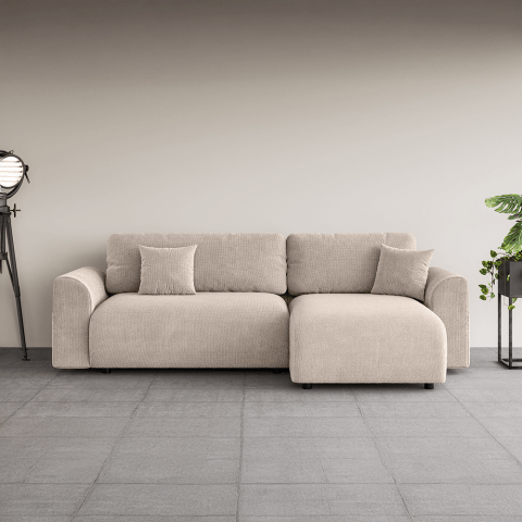 Narożnik czteroosobowy z funkcją spania klasyczny Lubo