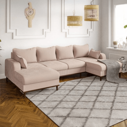 Narożnik sześcioosobowy nowoczesny Sofi