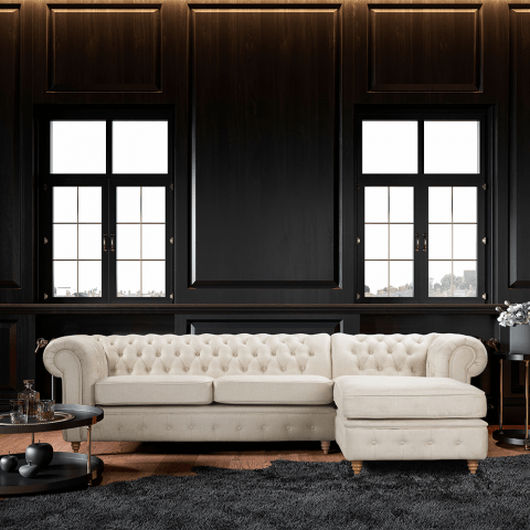 Narożnik pięcioosobowy pikowany z funkcją spania FINS