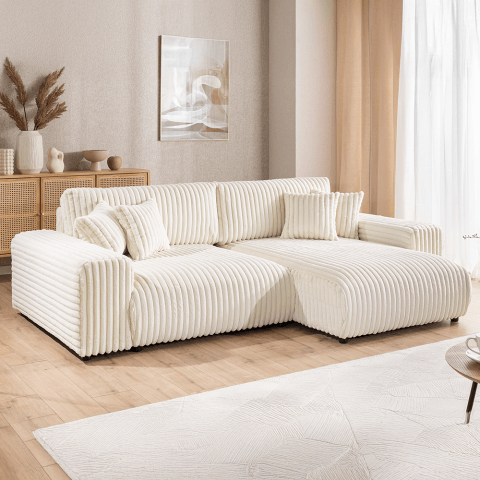 Narożnik czteroosobowy z funkcją spania Nubo