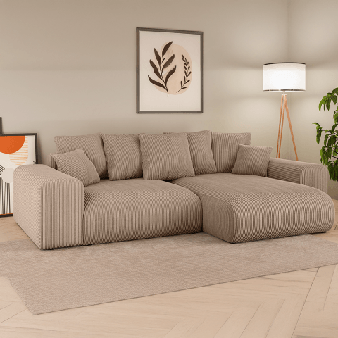 Narożnik czteroosobowy z funkcją spania Cleo