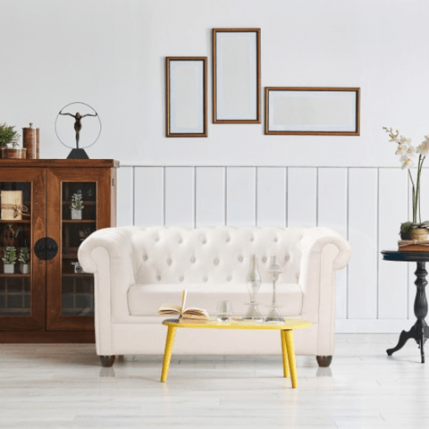 Sofa dwuosobowa pikowana Chesterfield SYDNEY