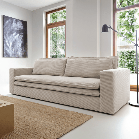 Sofa trzyosobowa z funkcją spania klasyczna Tina