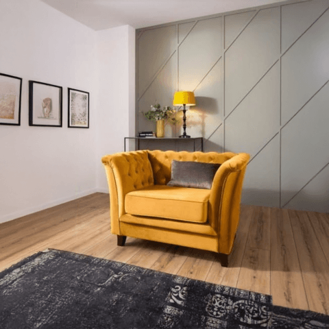 Fotel pikowany chesterfield HASSO