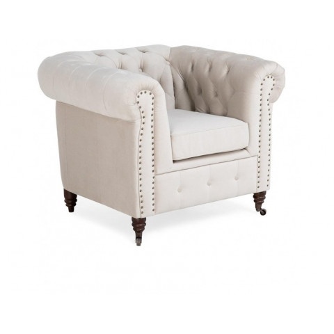 Fotel pikowany chesterfield VINCENT
